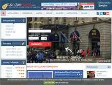 Tablet Screenshot of londonhotell.com